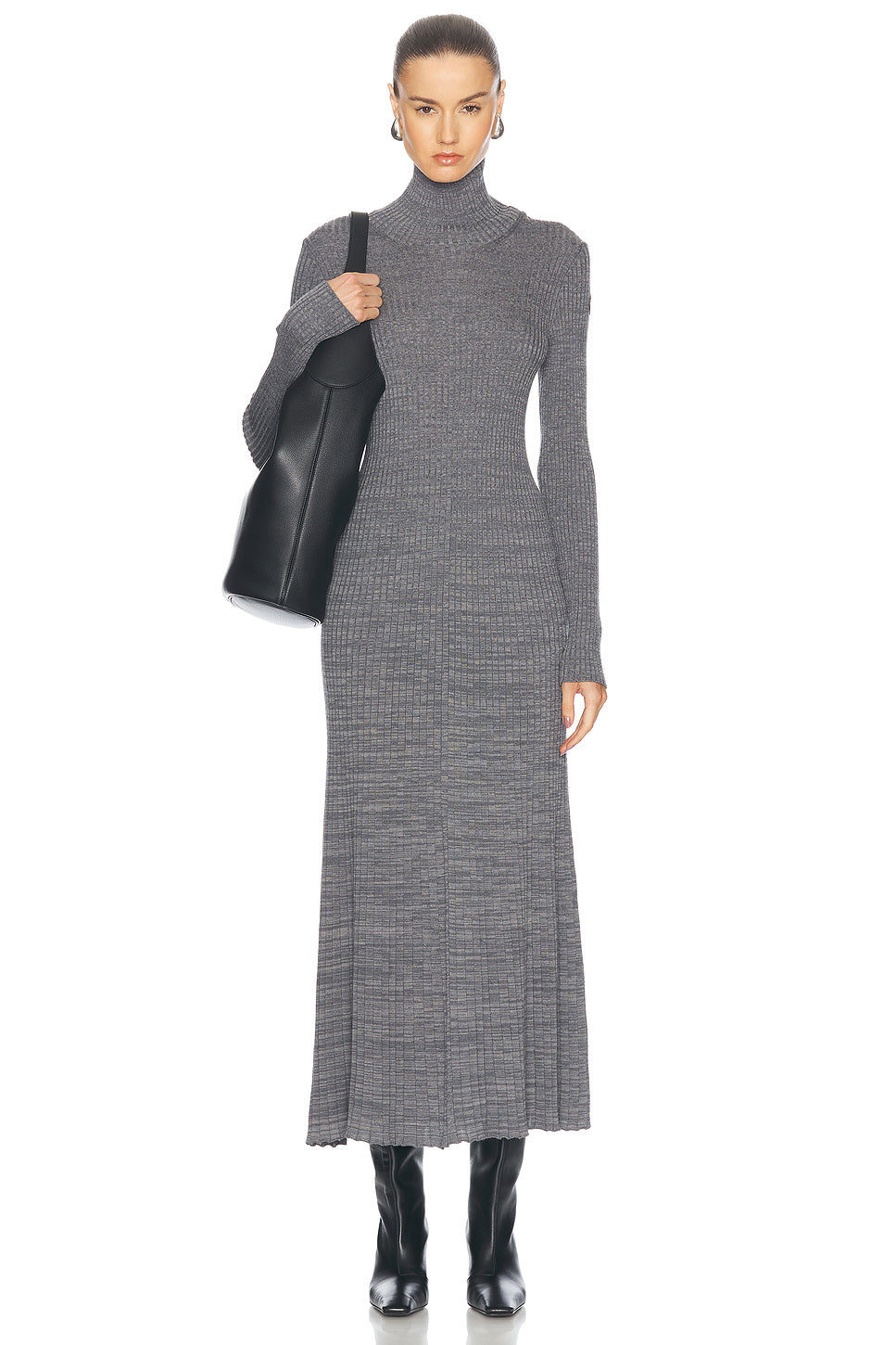 Turtleneck Knit Dress