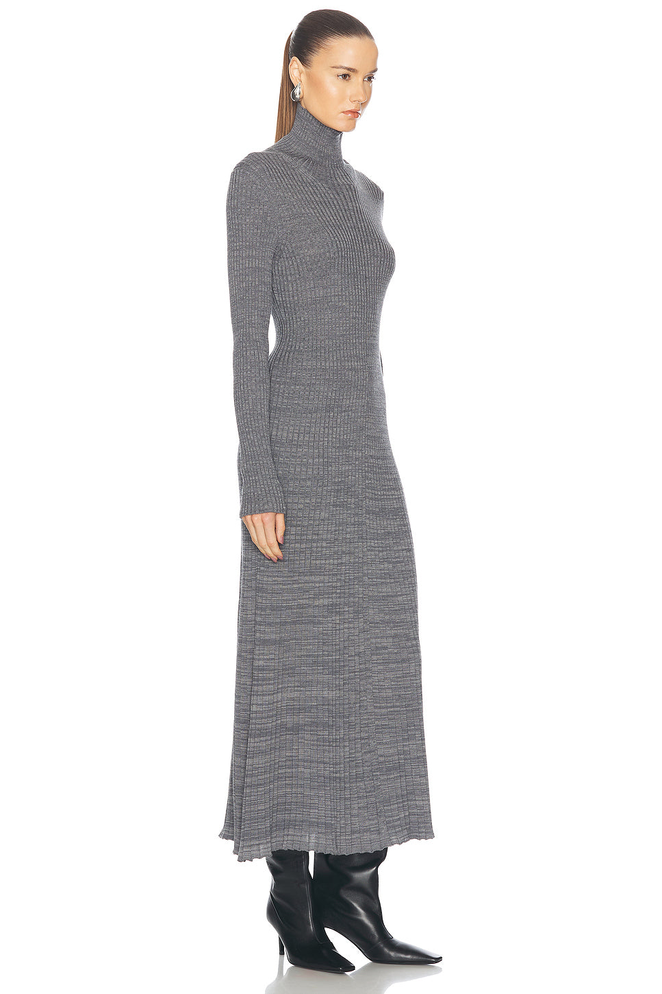 Turtleneck Knit Dress