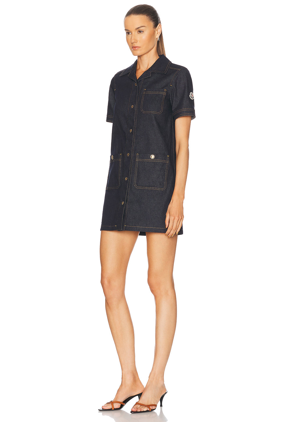 Button Up Mini Dress