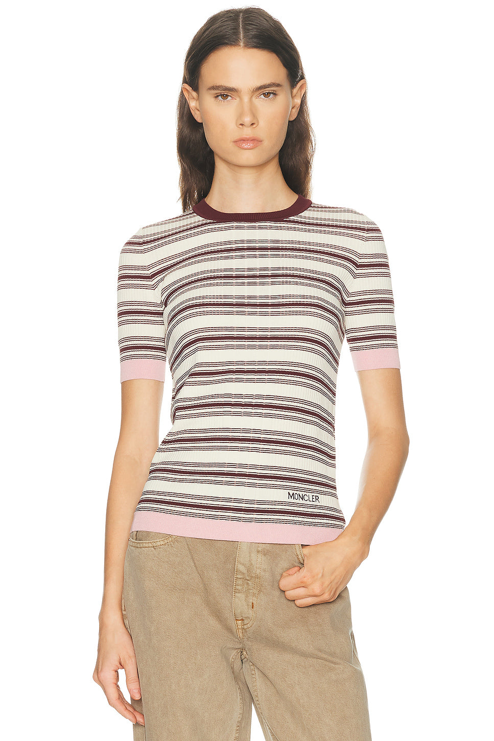 Short Sleeve Knit Top