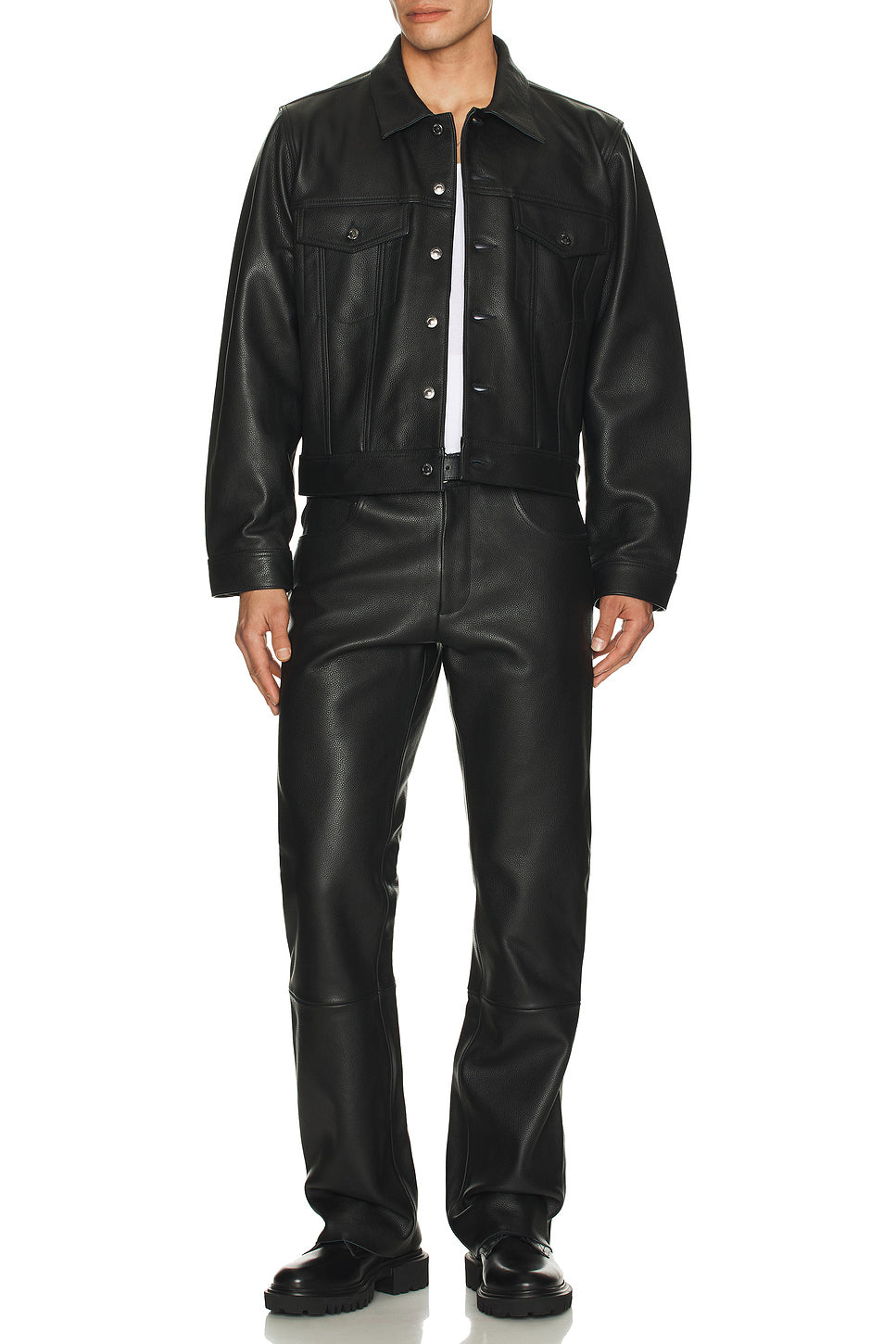 Leather Trucker Jacket