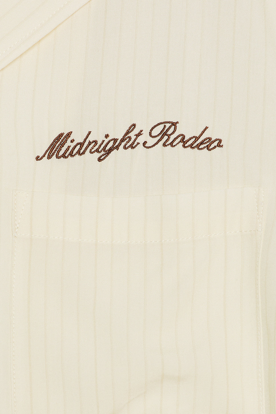 Striped Camp Collar Shirt