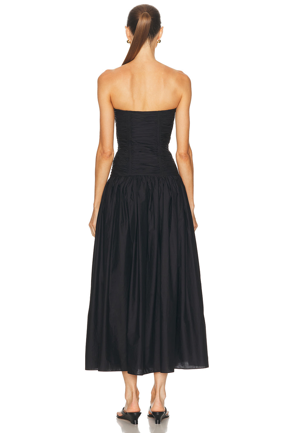 Strapless Drop Waist Dress