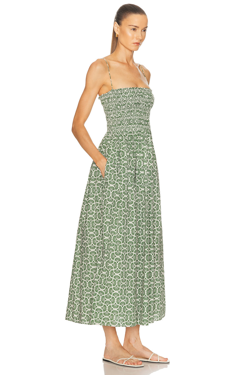 Shirred Bodice Dress