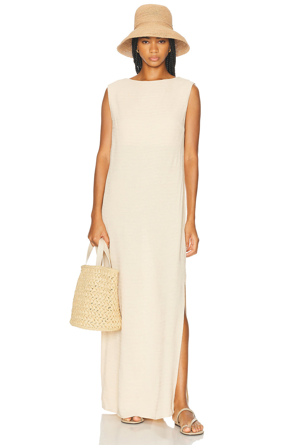 Cowl Back Dress