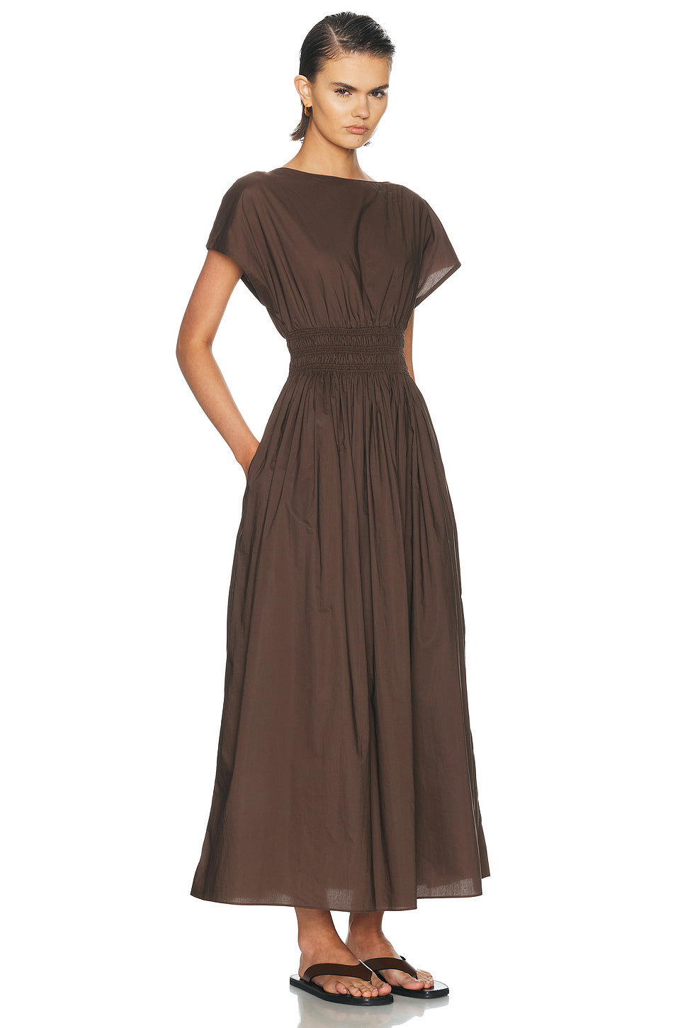 Shirred Waist Dress