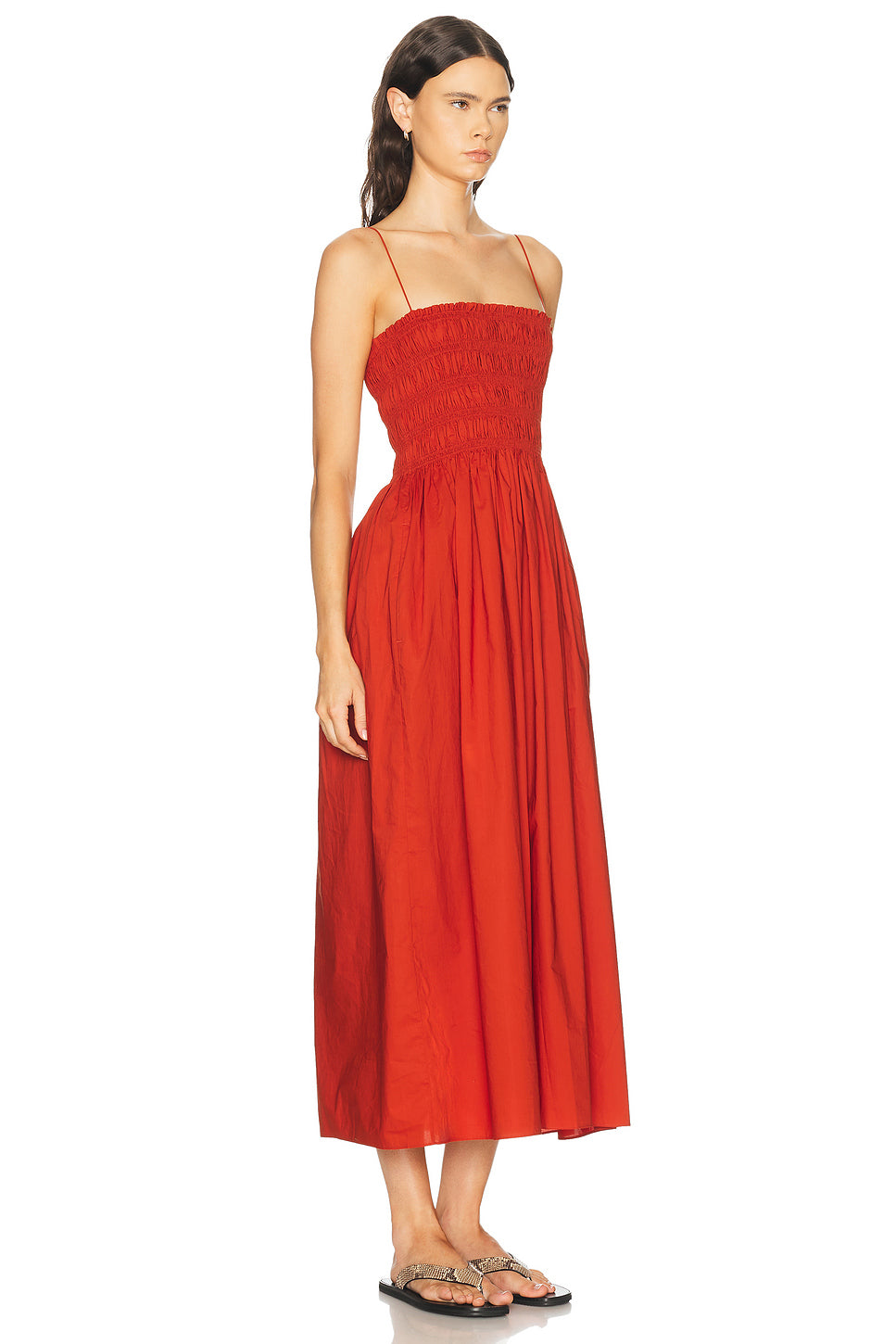 Shirred Bodice Dress