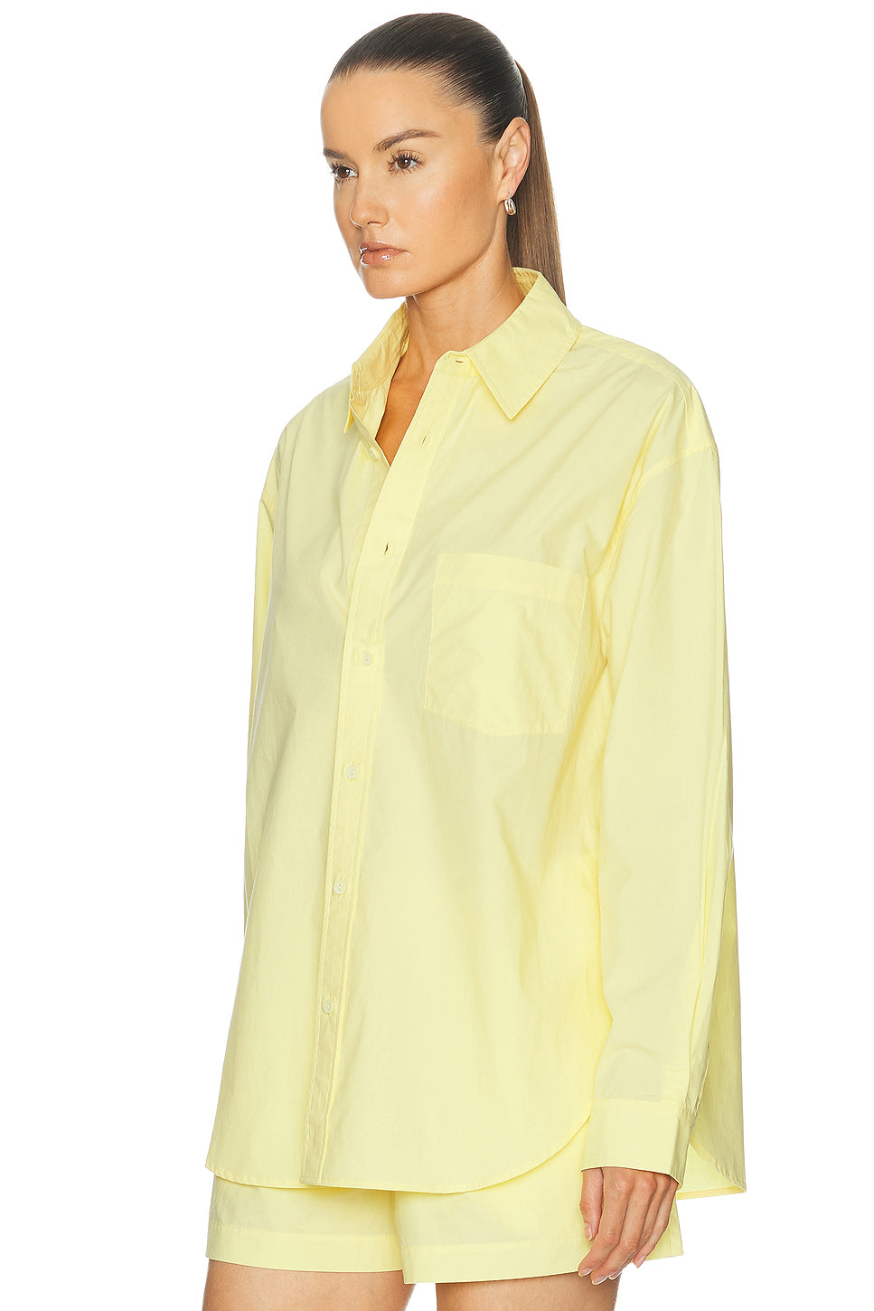 Relaxed Button Down Top