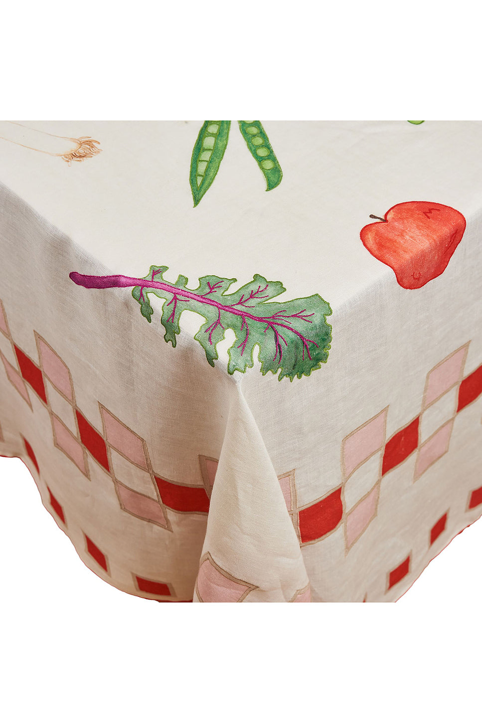 Embroidered Linen Tablecloth