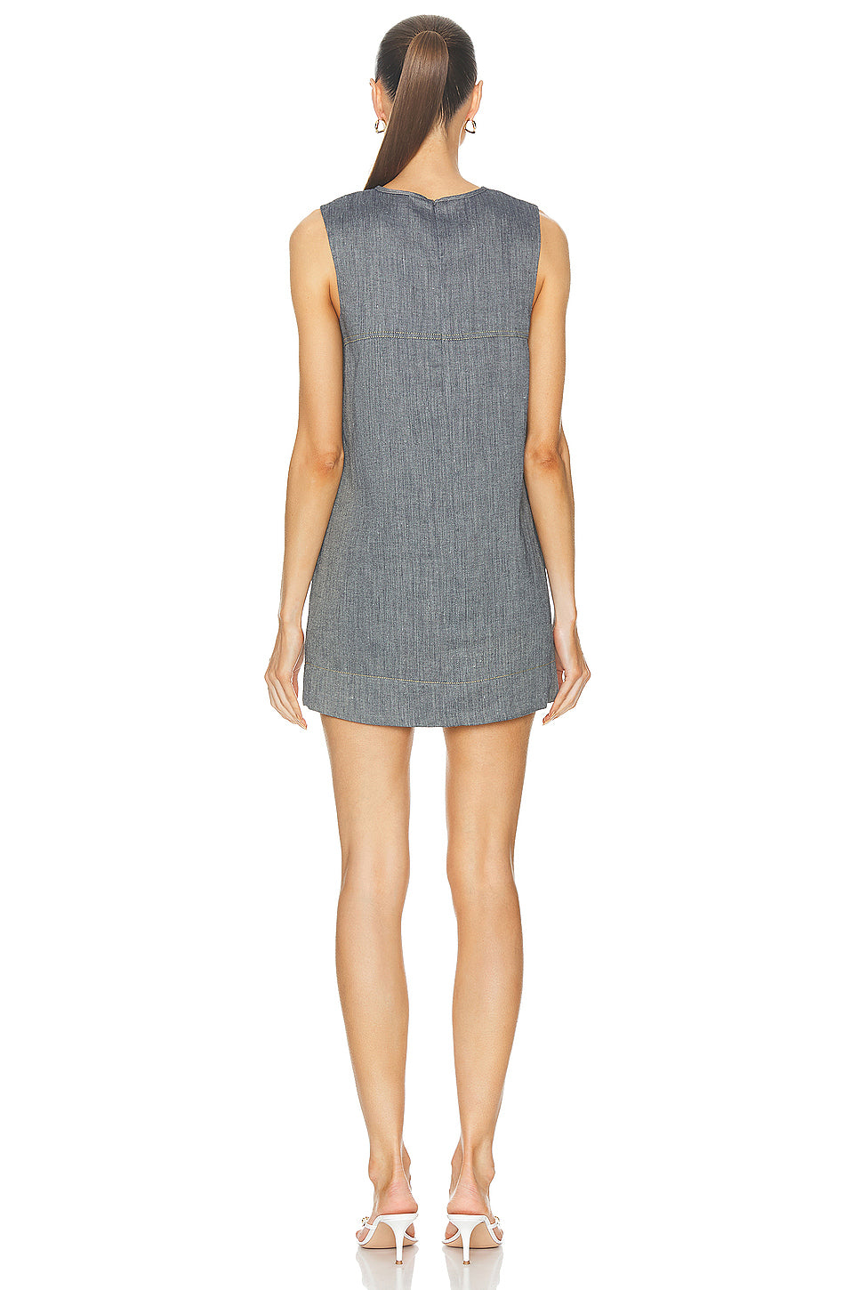 Keyhole Mini Shift Dress