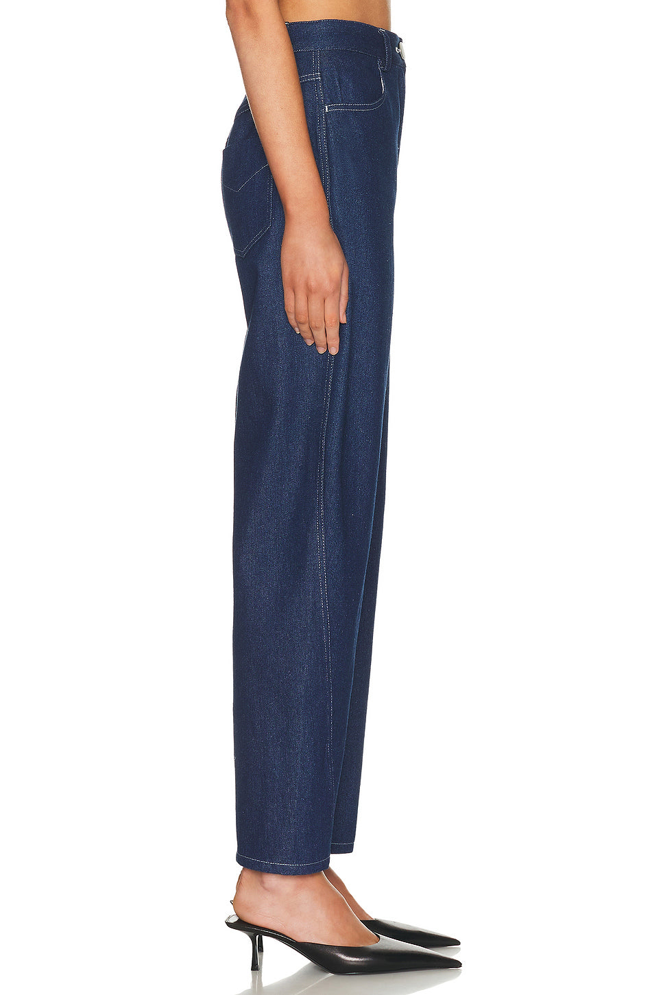 High Waisted Straight Leg