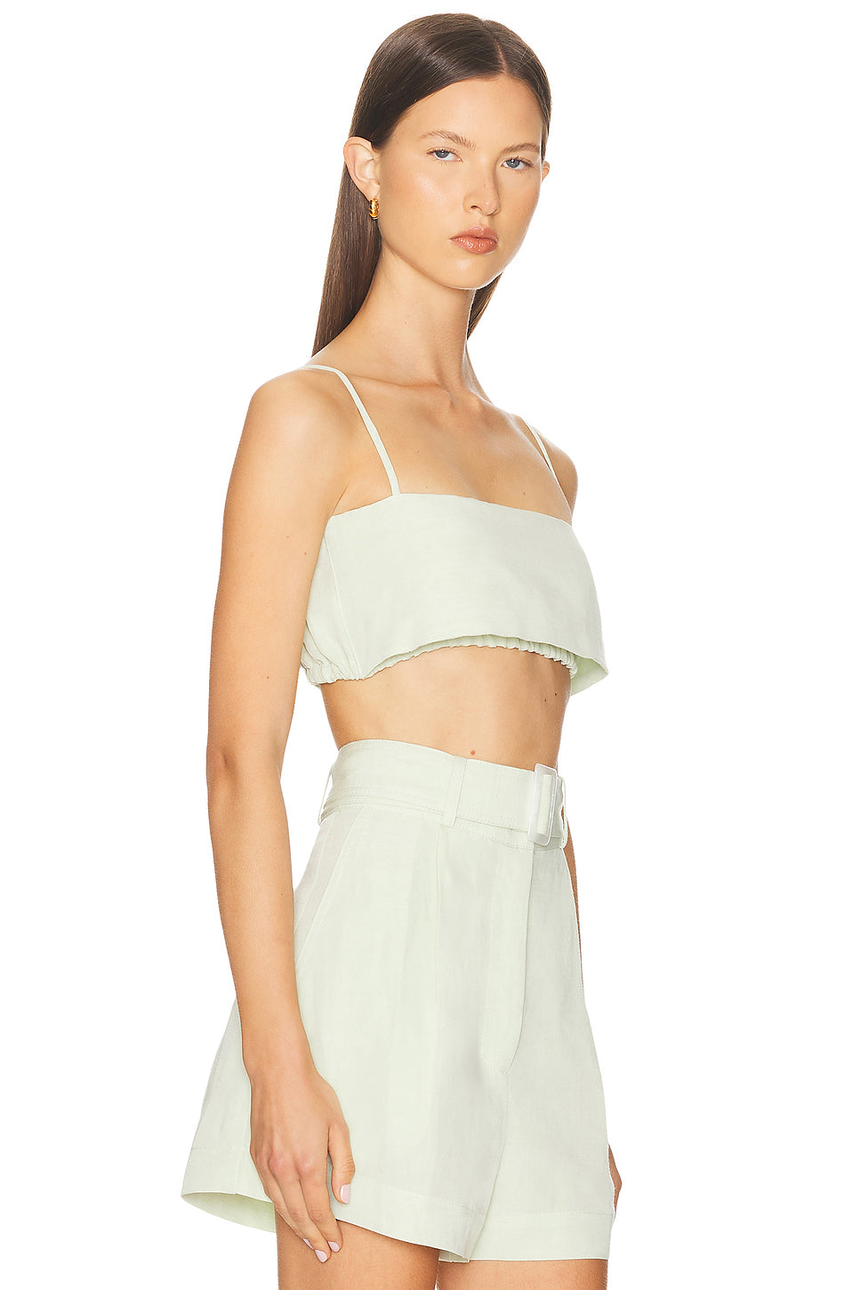 Structured Bandeau Crop Top