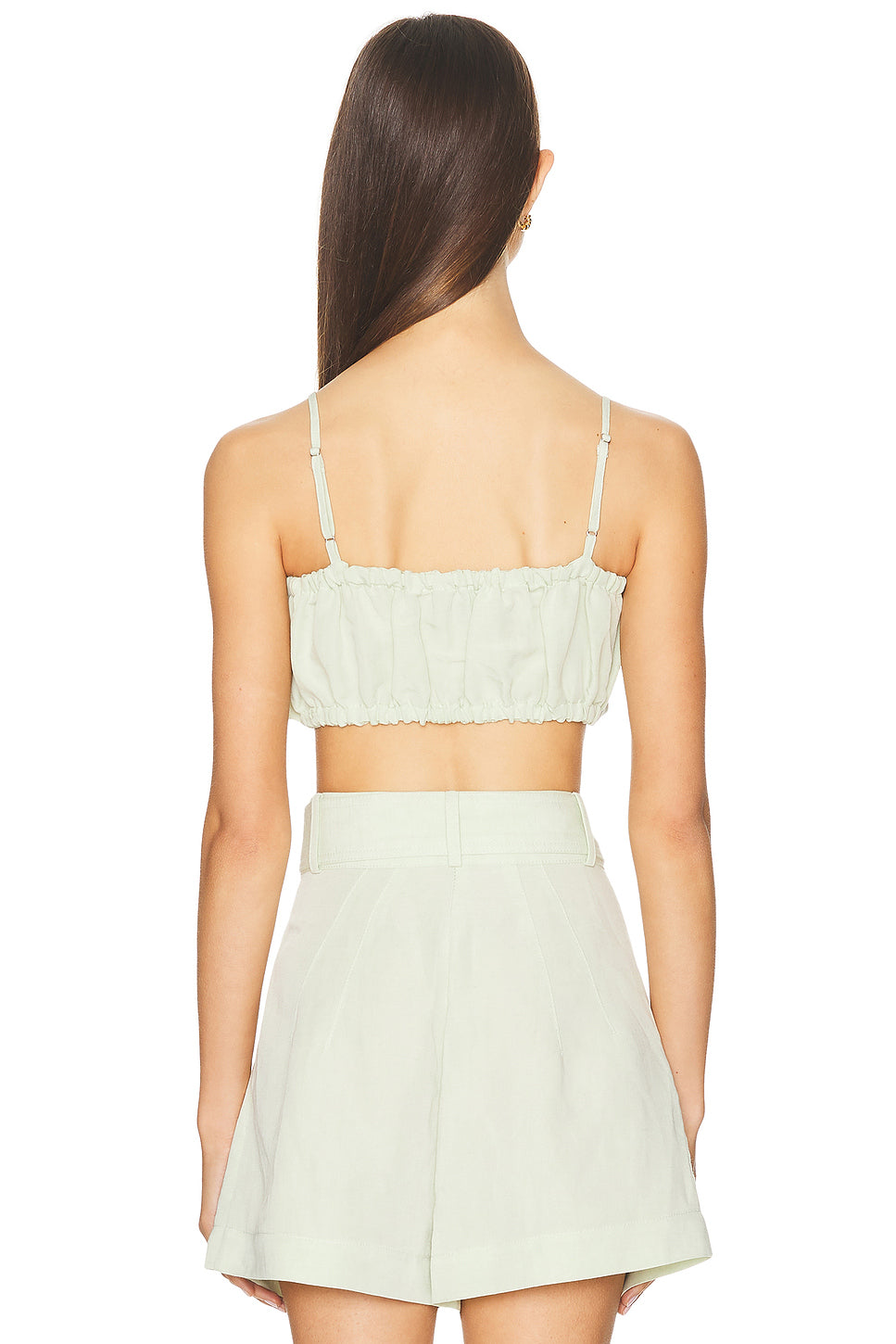 Structured Bandeau Crop Top
