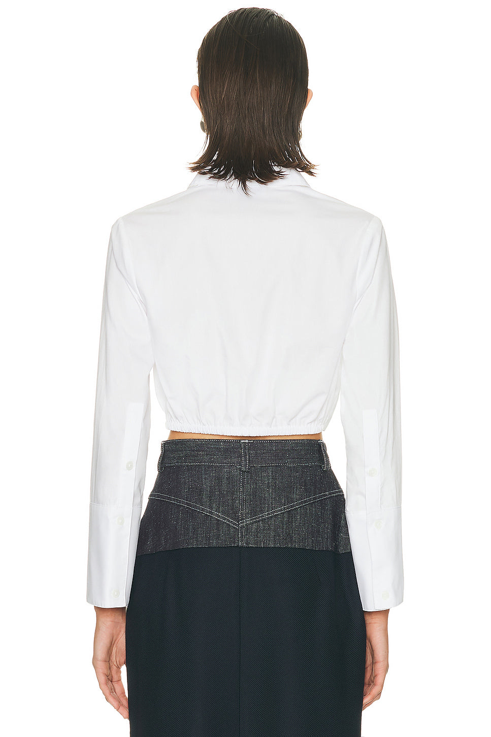 Twist Button Up Top