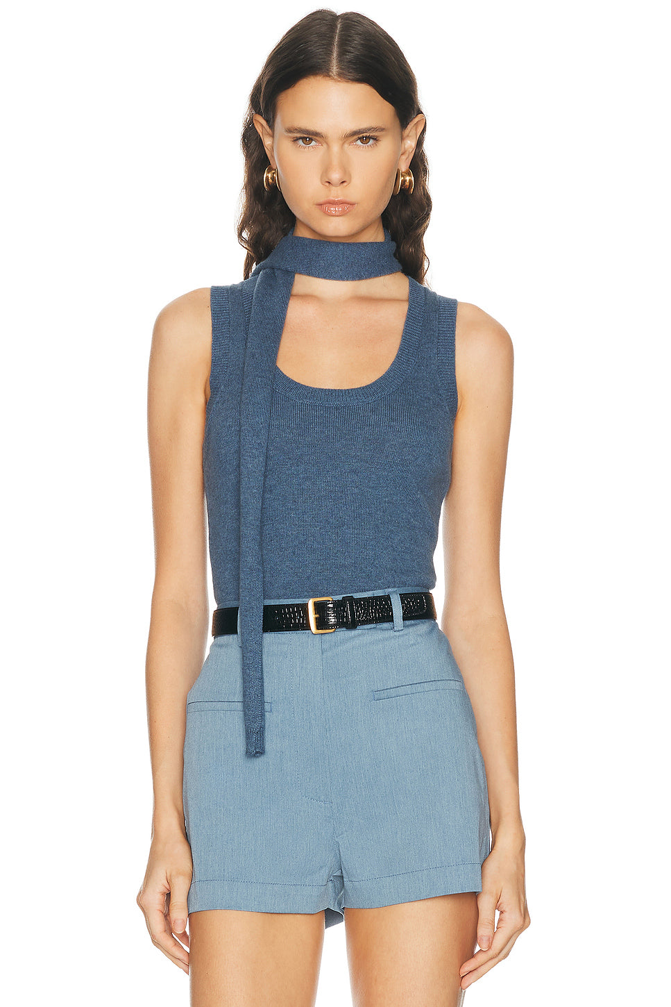 Scarf Tank Top