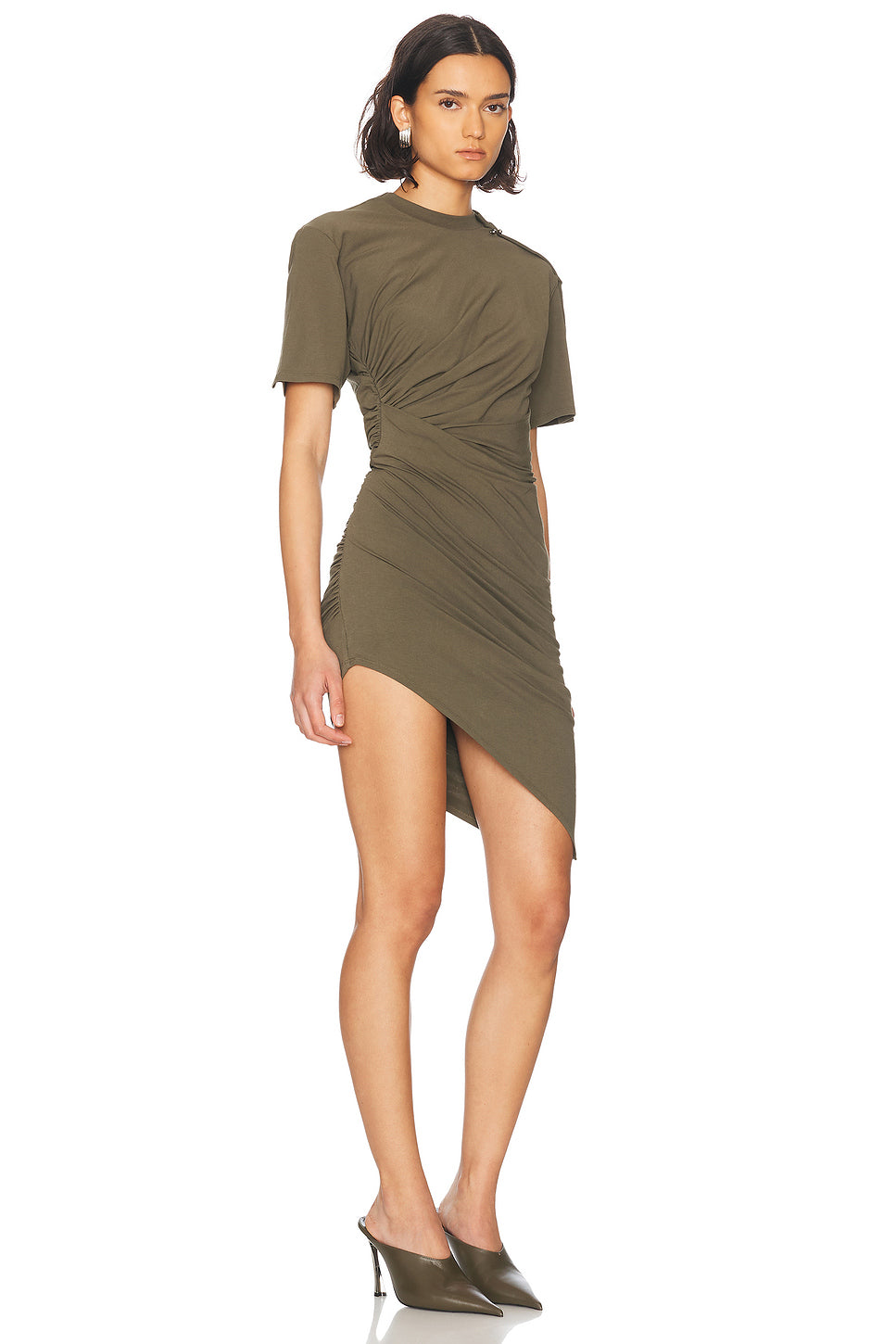 Ruched Mini Dress