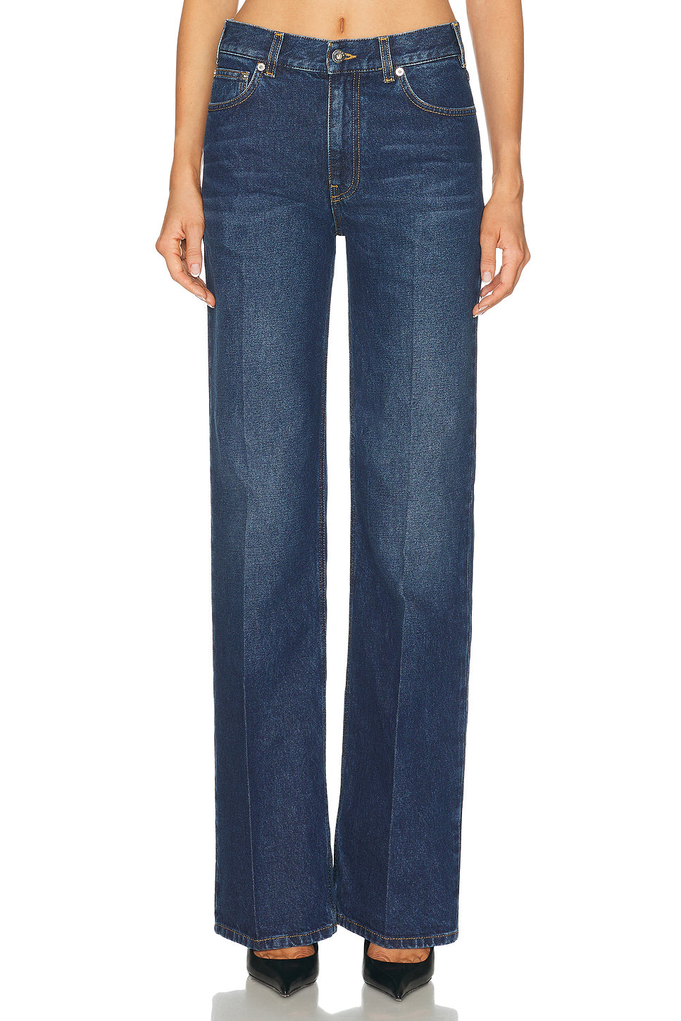 Low Waist Straight Leg