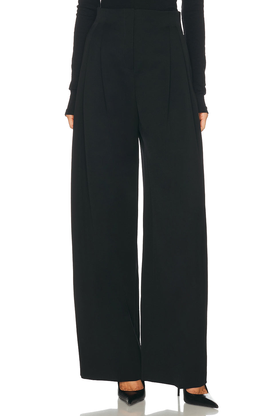 High Waist Masculine Straight Pant