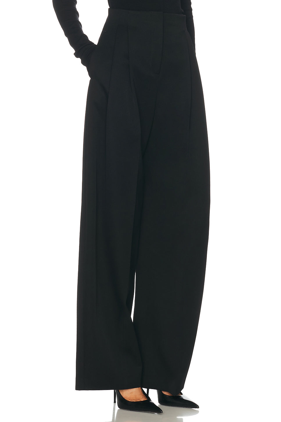 High Waist Masculine Straight Pant