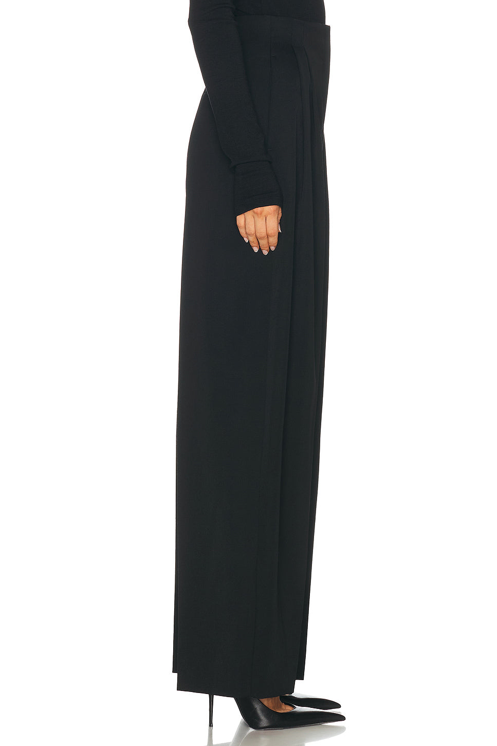 High Waist Masculine Straight Pant