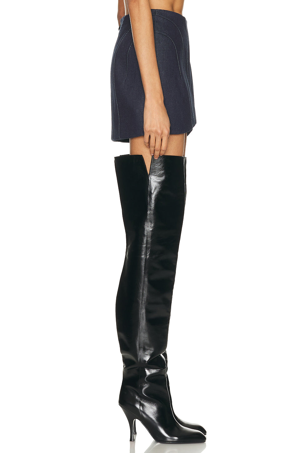 Mini Skirt in Undone Blue