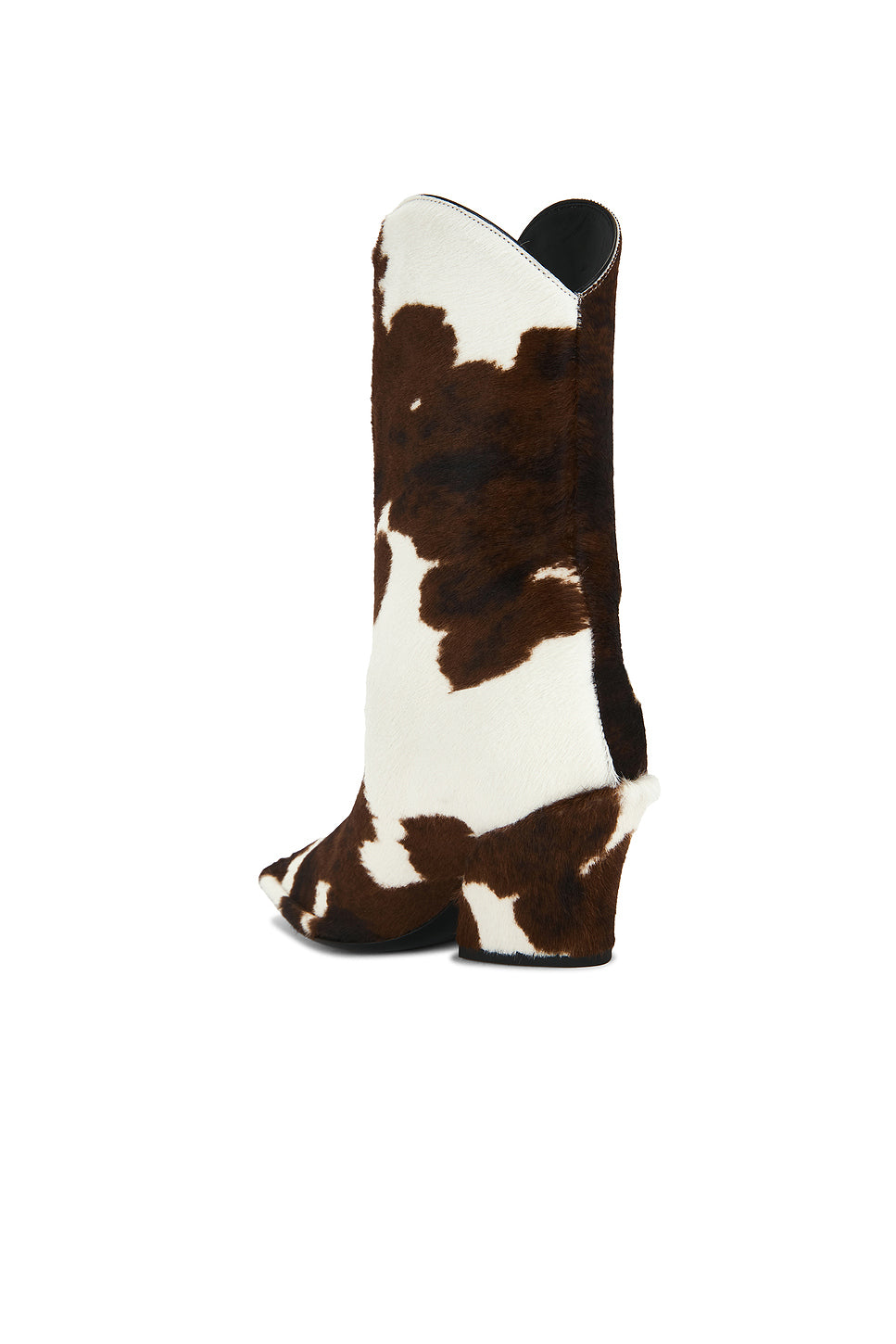 Kitten Cowhide Ankle Boot