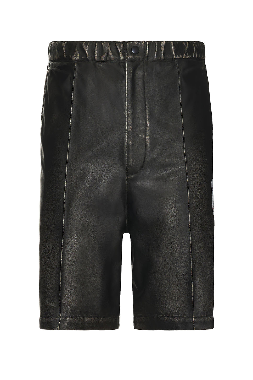 Vegan Leather Shorts