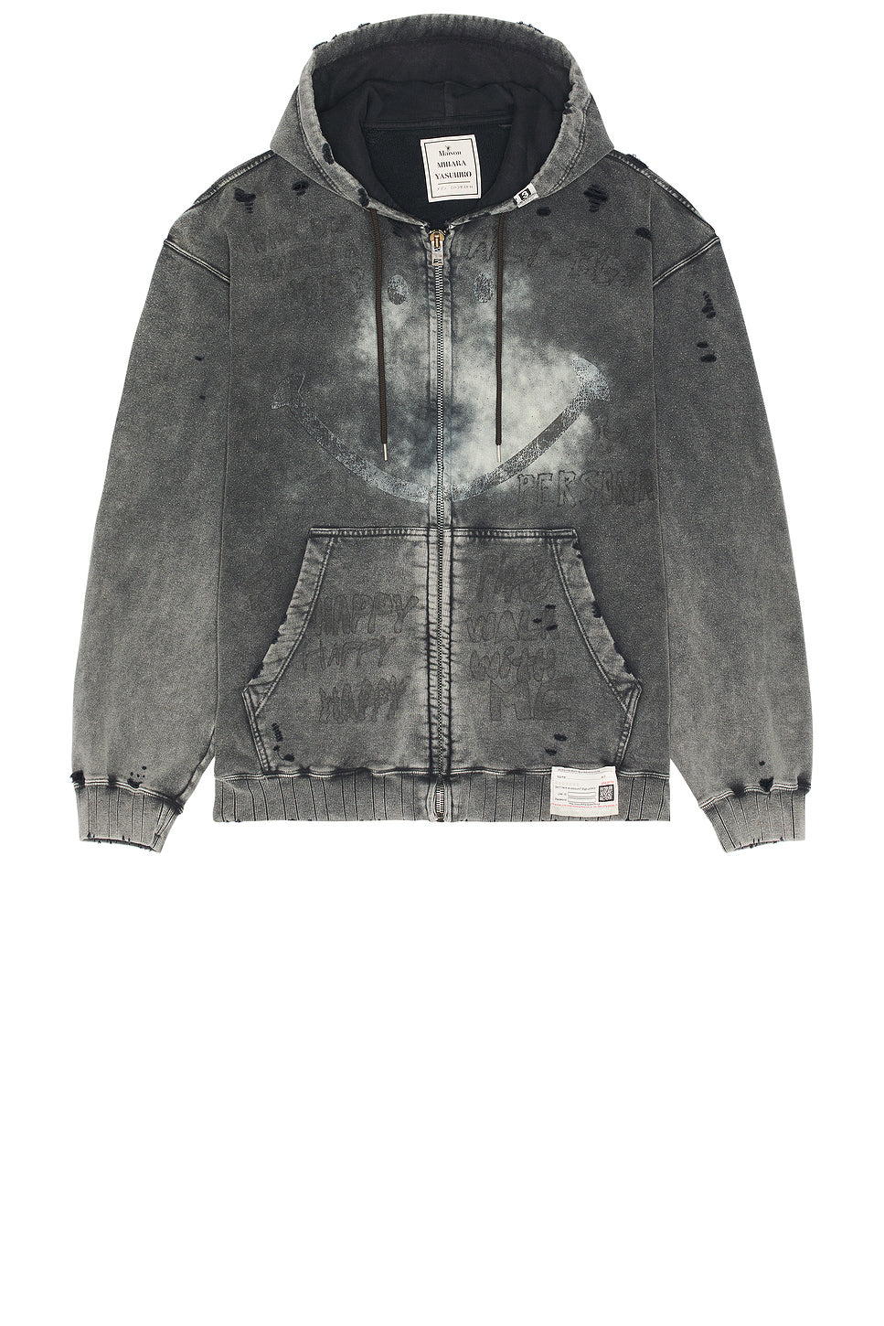 Bleached Parka Hoodie