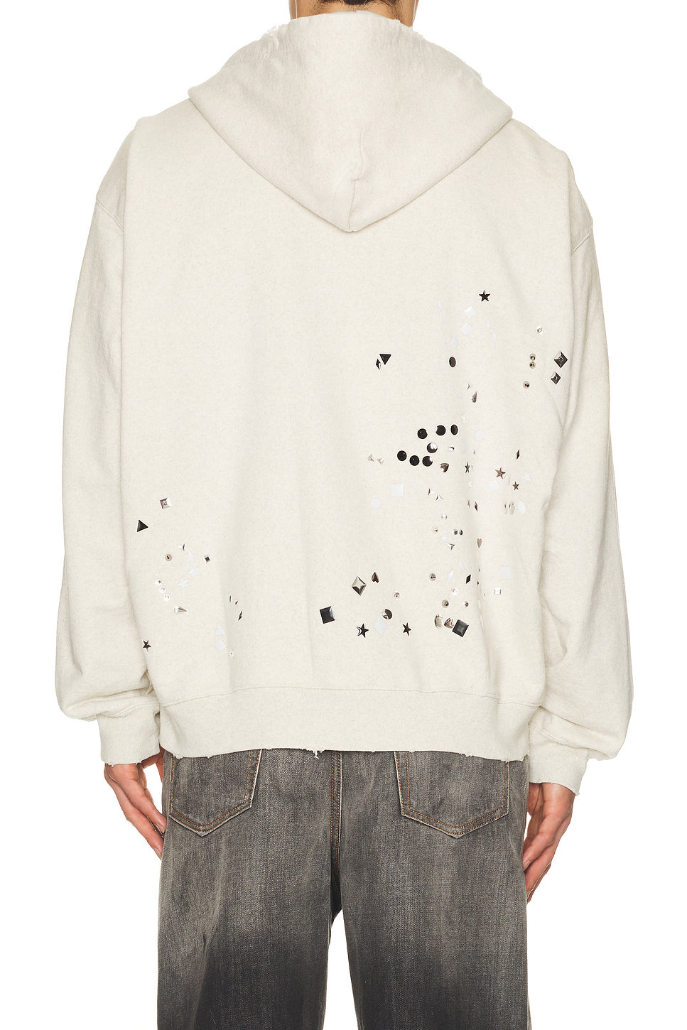 Embellished Sticker Parka