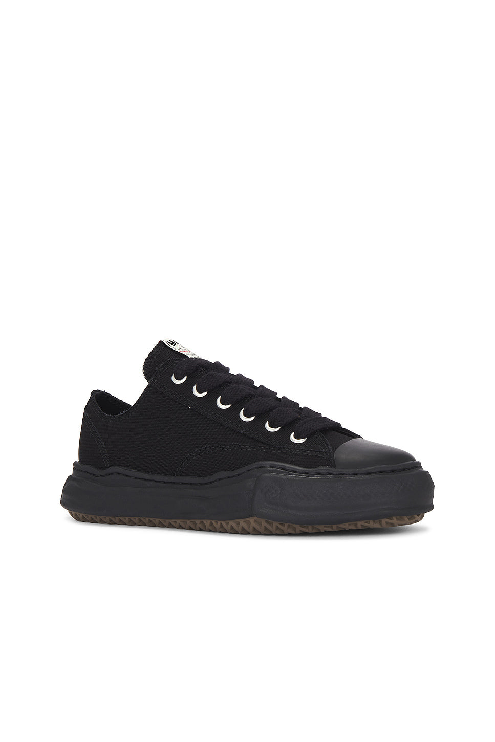 Peterson Original Sole Canvas Low-Top Sneaker in Blk/blk