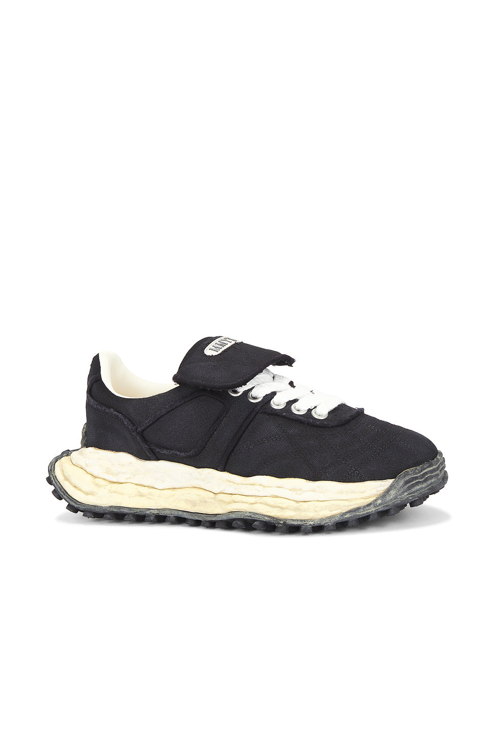 Scottoriginal Sole Embroidery Vintage Effect Canvas Low Top Sneaker