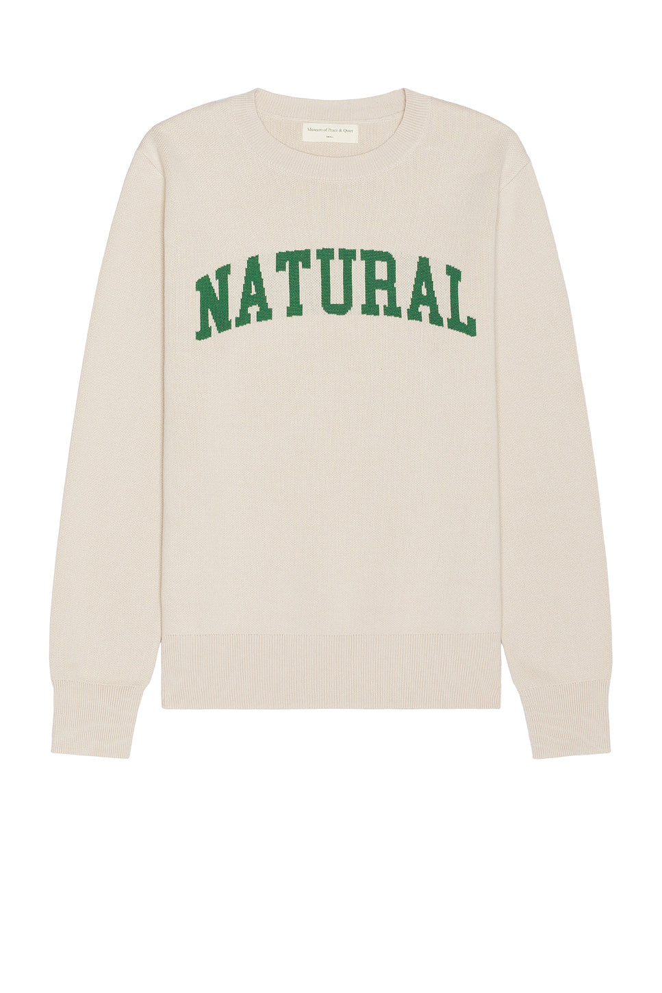 Natural Jacquard Knit Sweater