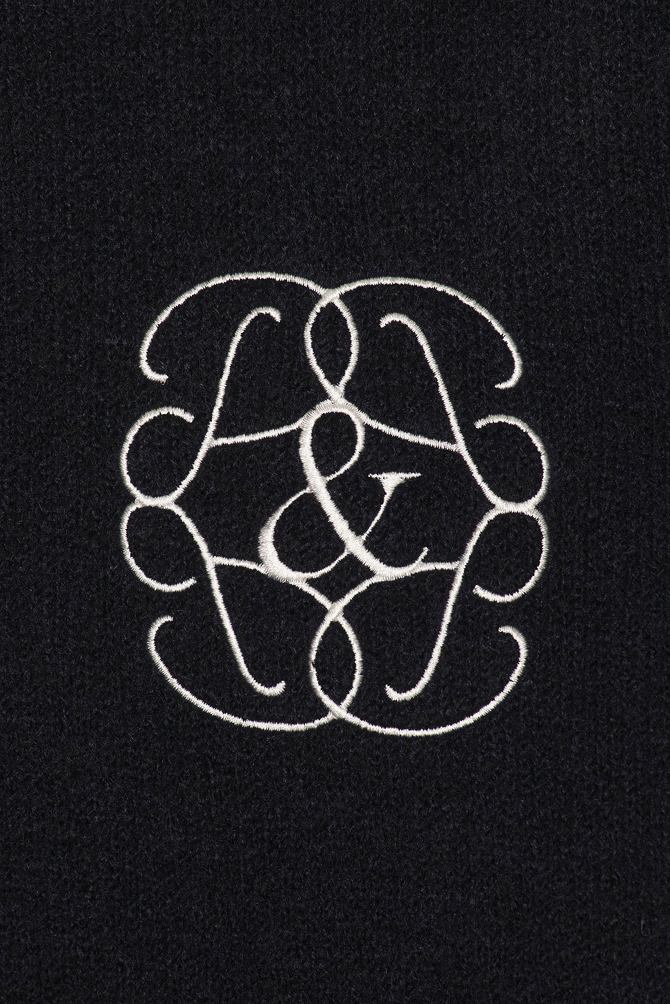 Symbol Mohair Zip-Up Hoodie