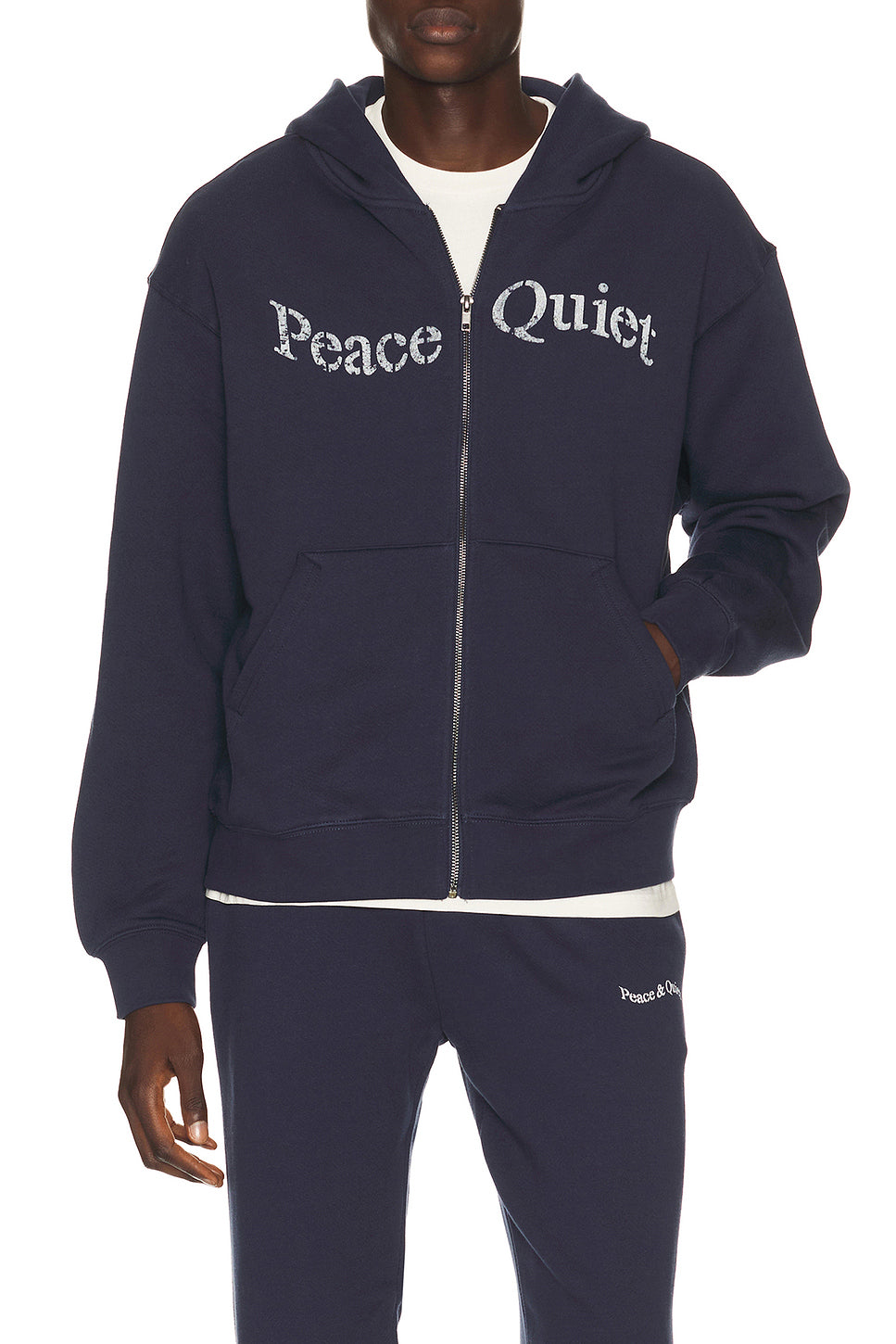 Stencil Zip-up Hoodie