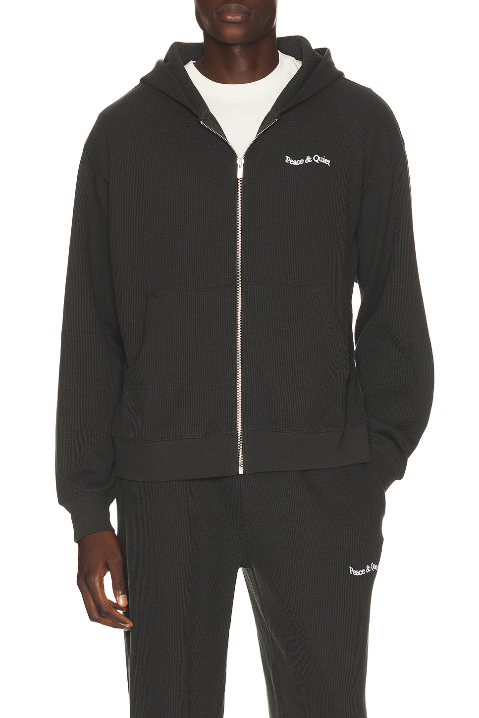 Wordmark Waffle Hoodie