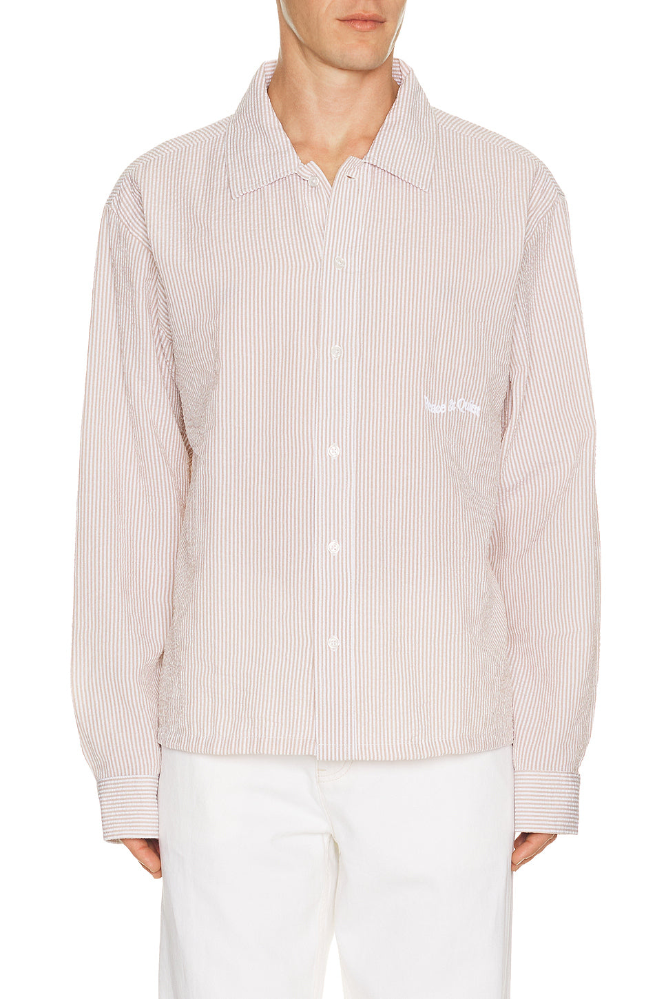 Wordmark Button Up
