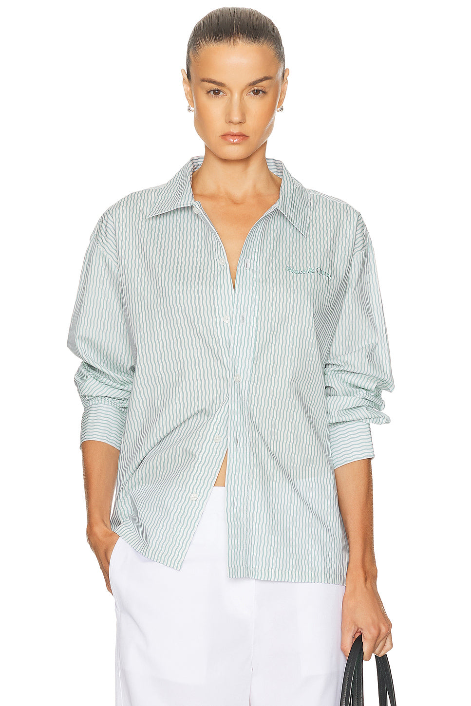Wordmark Button Up Shirt