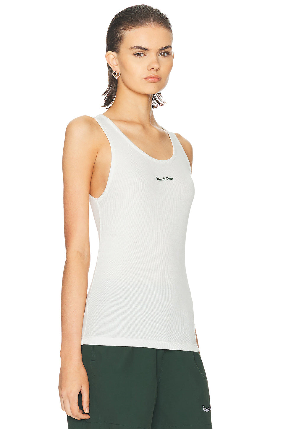 Wordmark Ribbed Tank Top