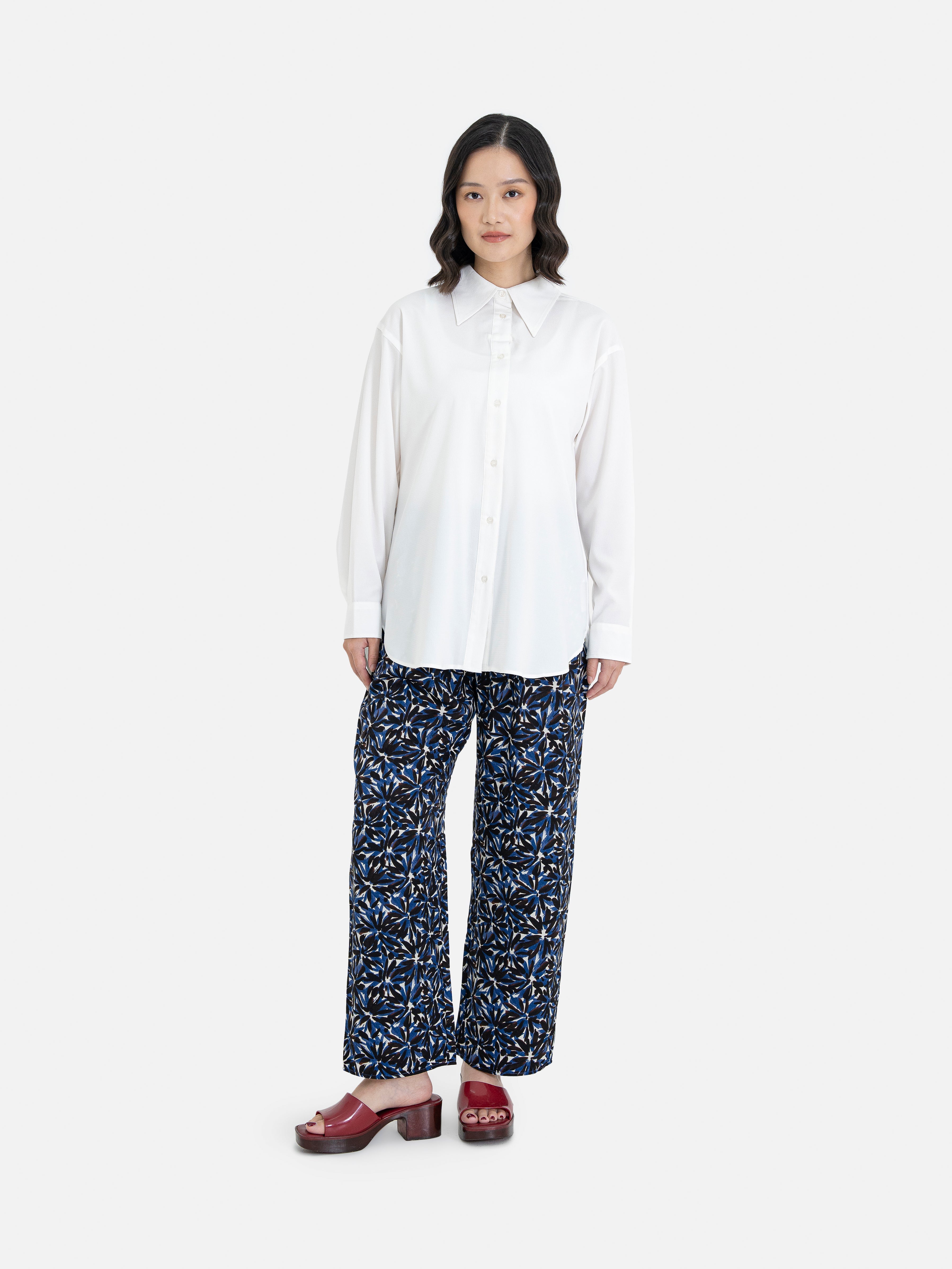 Machida Art Pattern Eazy Pants