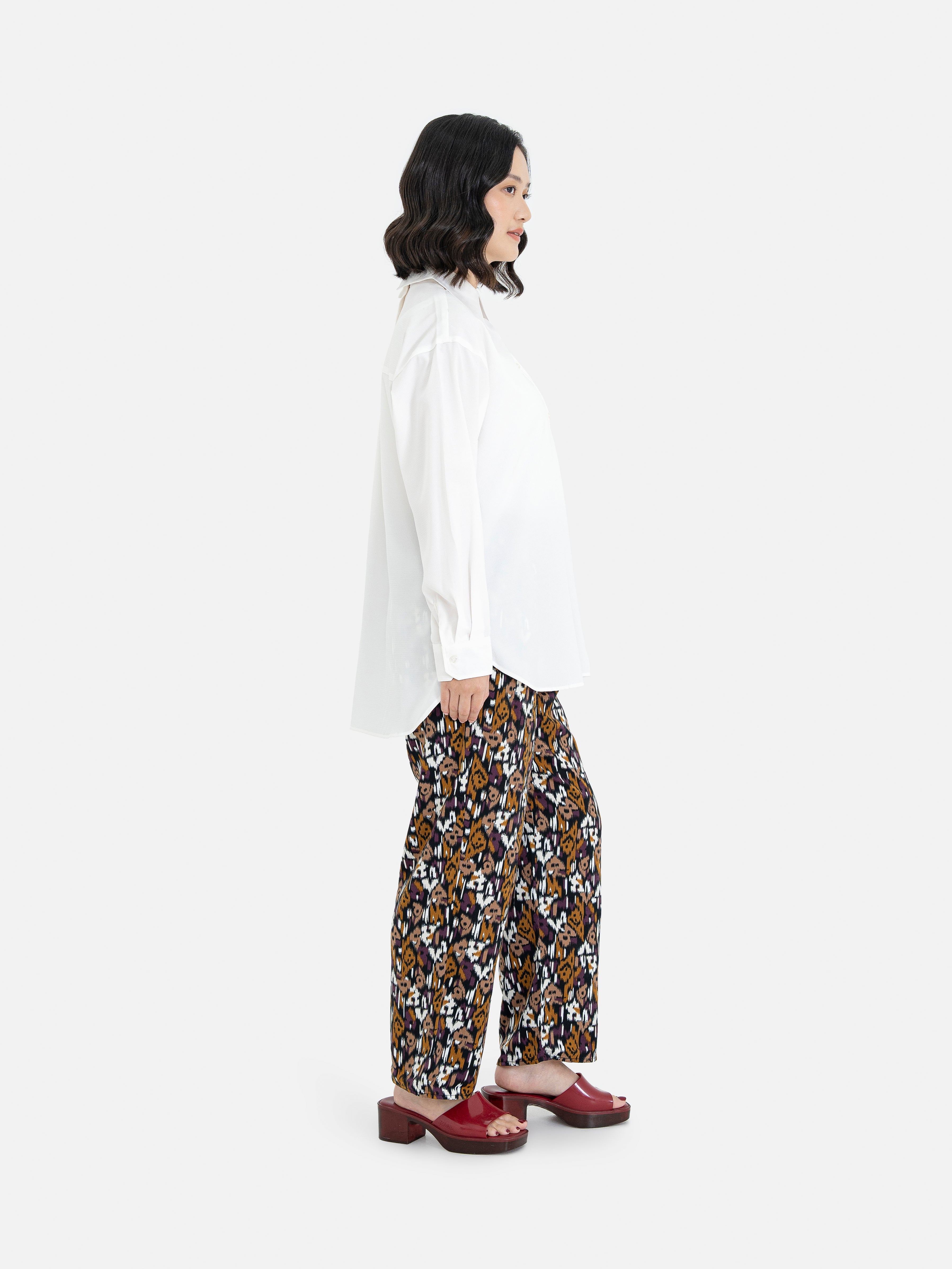 Machida Art Pattern Eazy Pants