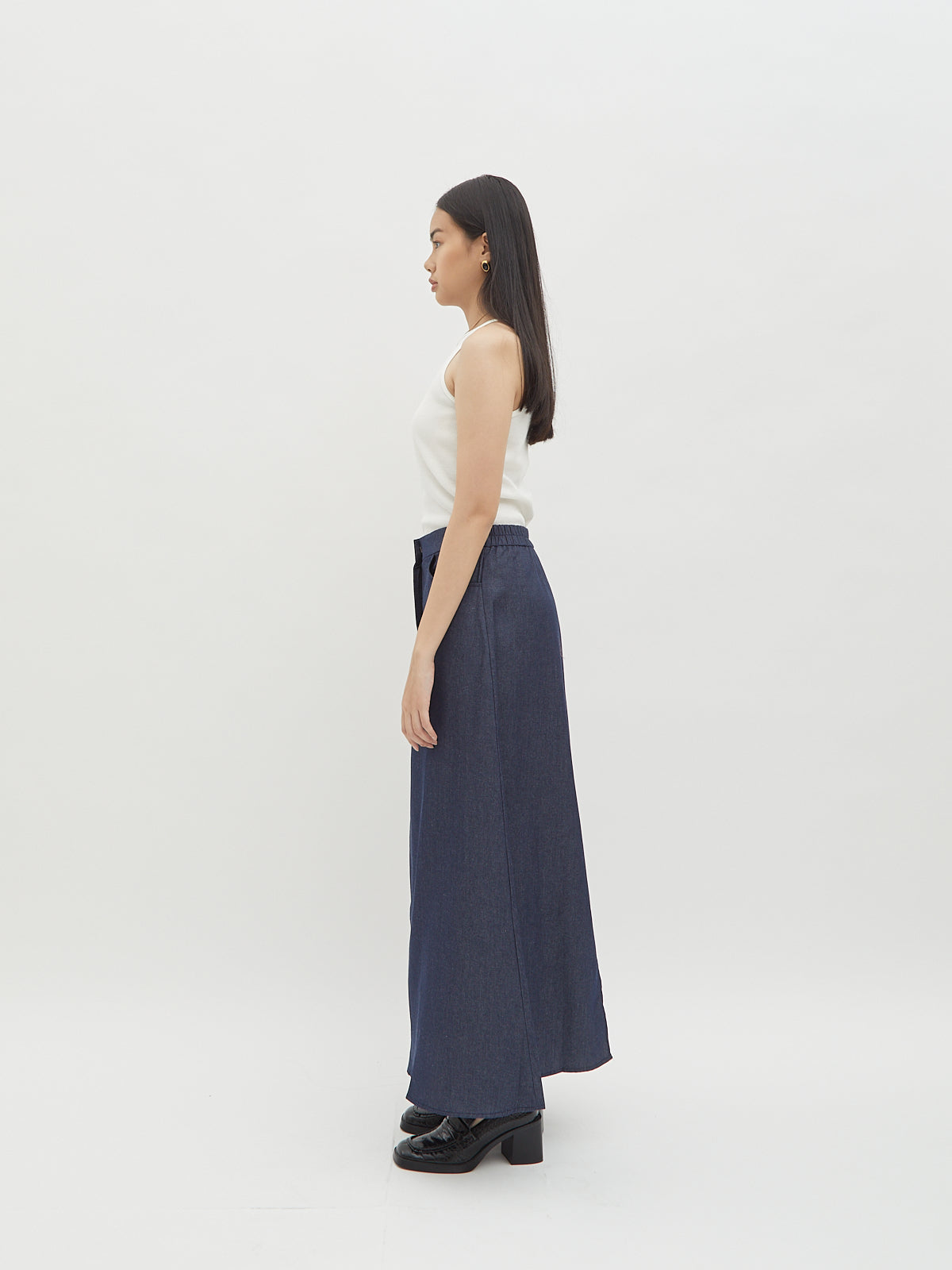 Maira Long A line Denim Skirt - Velvet at Bobo