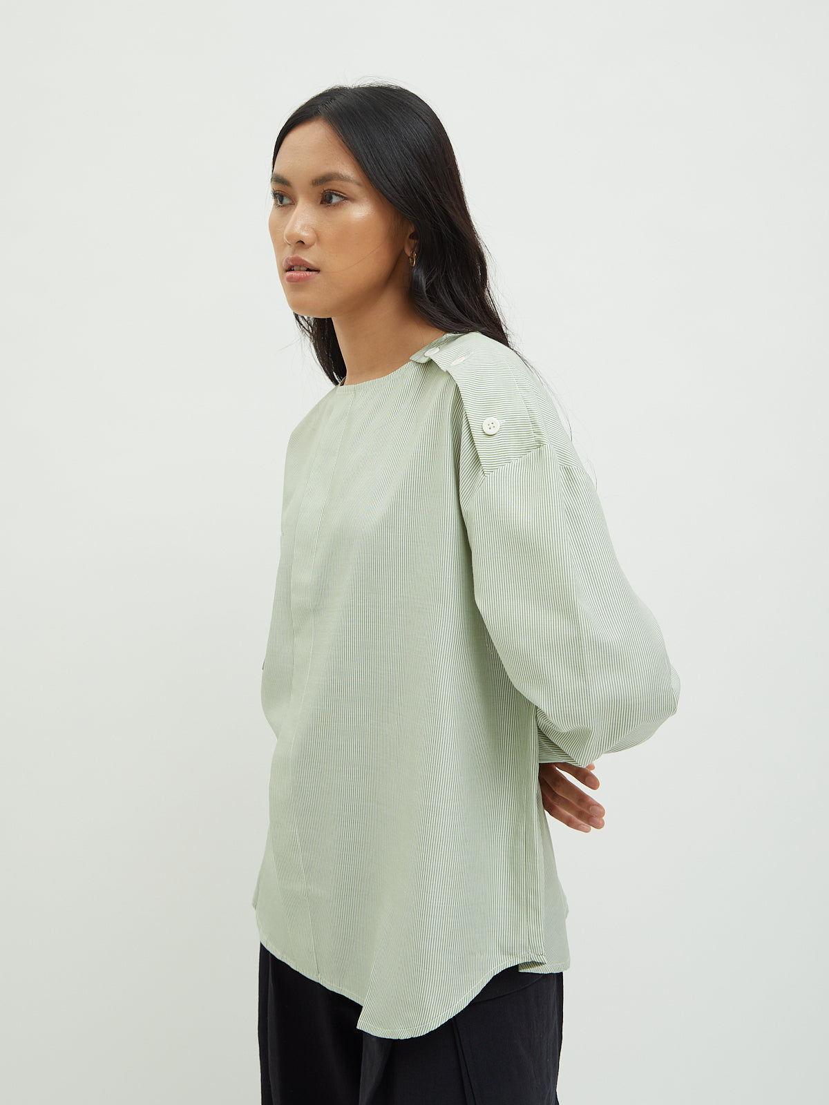 Marianne Side Button Blouse