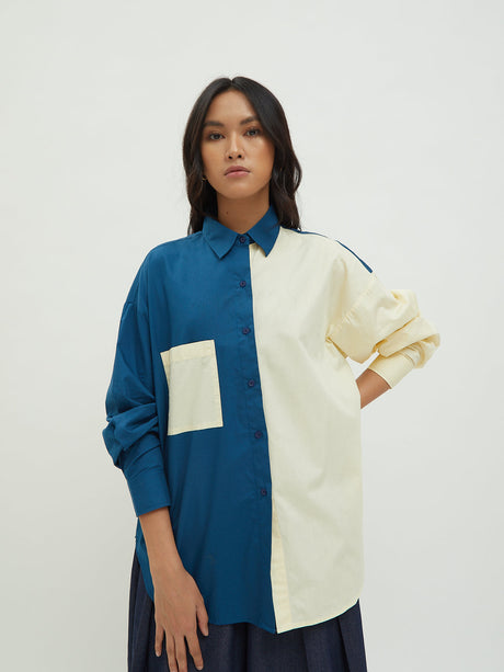 Maudy Twotone Shirt