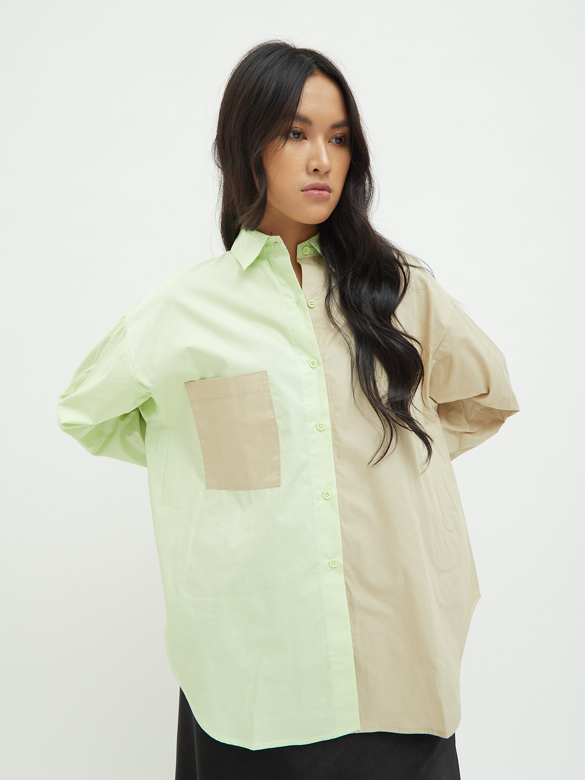 Maudy Twotone Shirt