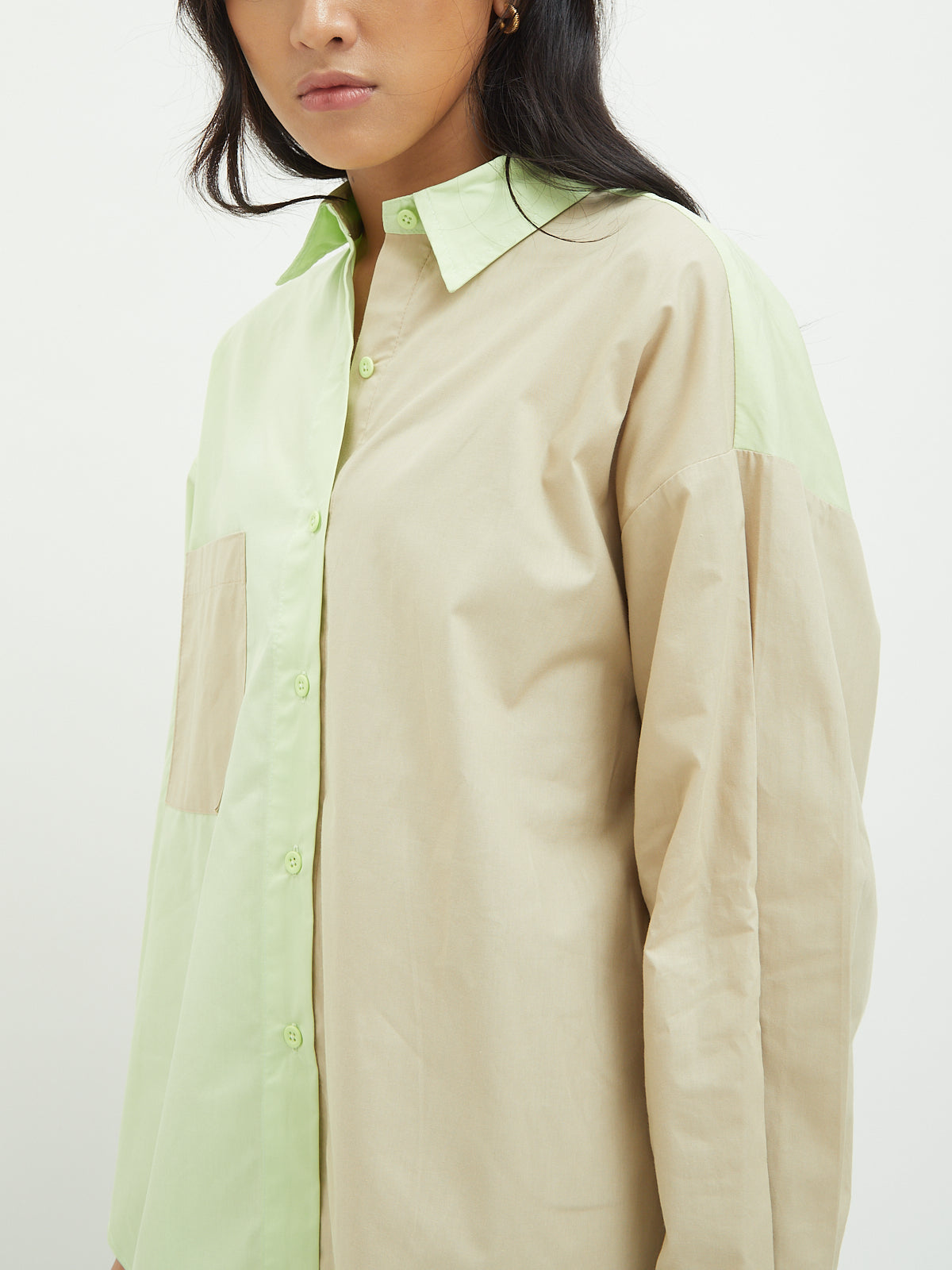 Maudy Twotone Shirt