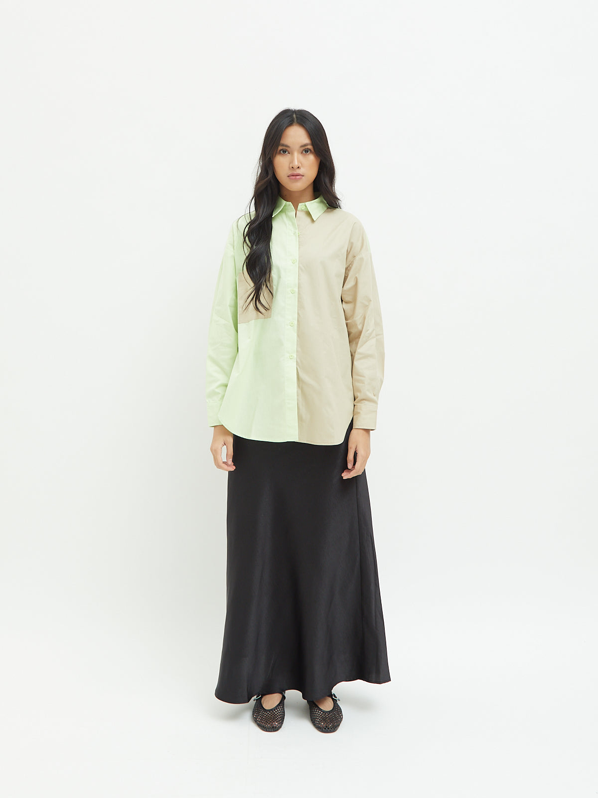 Maudy Twotone Shirt