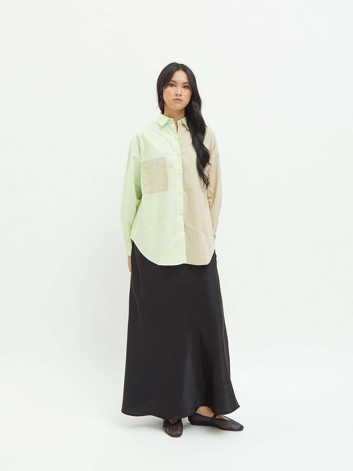 Maudy Twotone Shirt