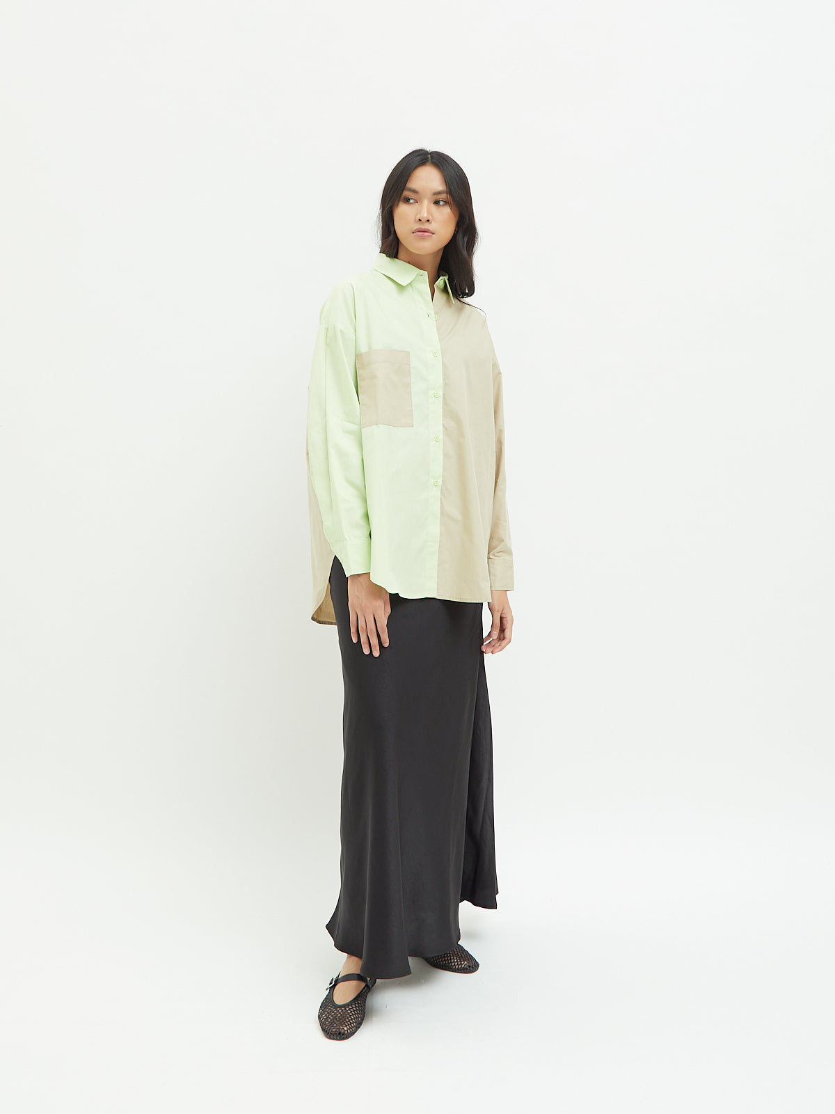 Maudy Twotone Shirt