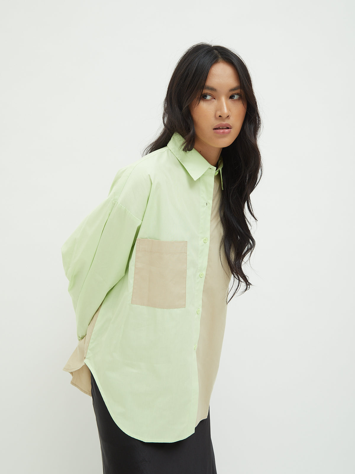 Maudy Twotone Shirt