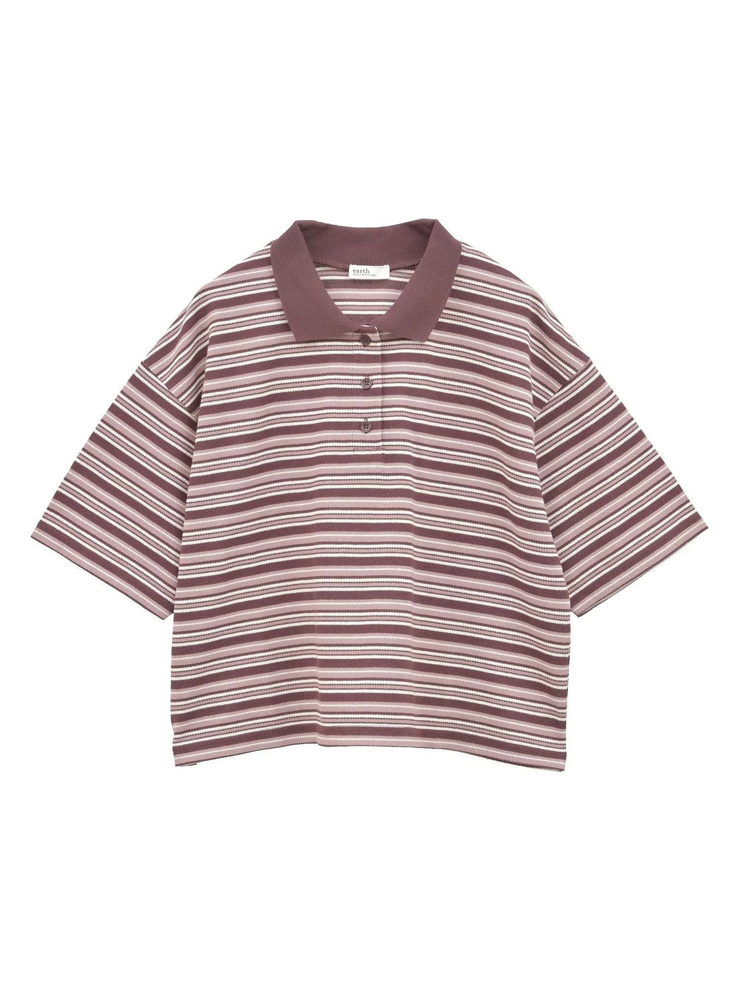 Meiko Retro Striped Polo Shirt